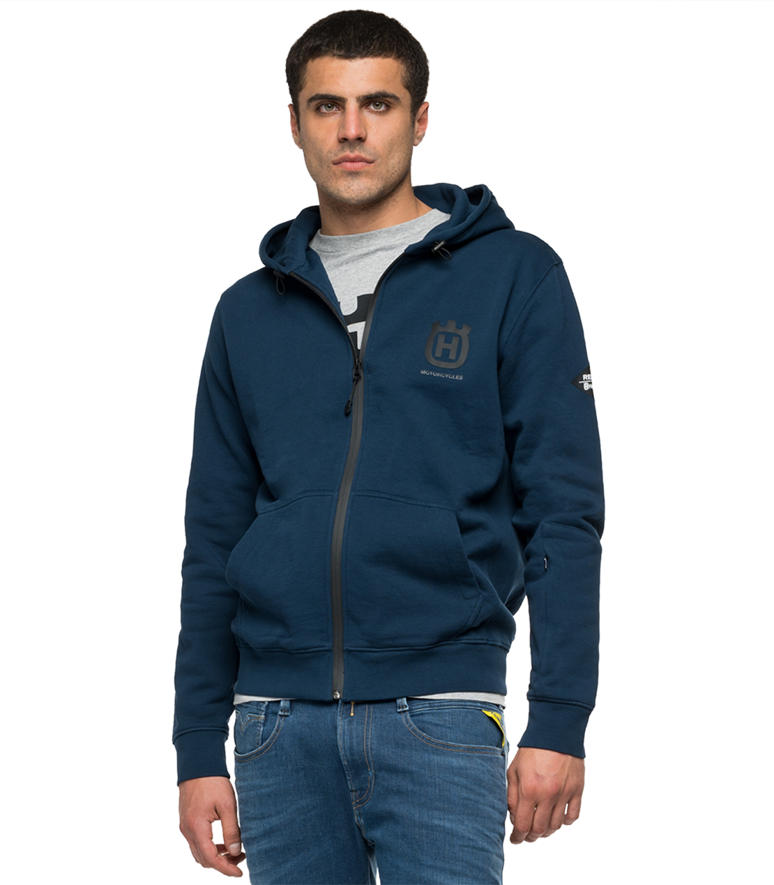 フルジップフーディー REPLAY FOR HUSQVARNA 詳細画像 ロイヤルブルー 1